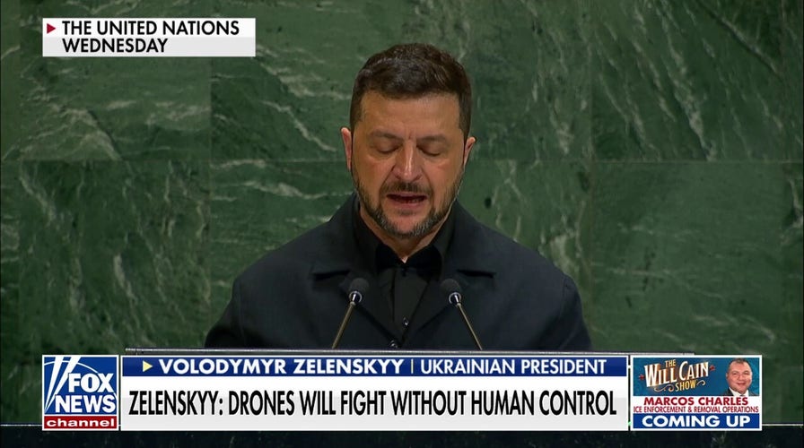 Zelenskyy gives stark warning on future of drone warfare at UN General Assembly