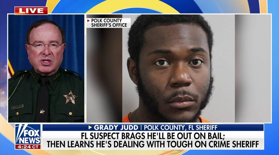 Florida suspect brags he will be out of jail until he learns he's under jurisdiction of tough-on-crime sheriff