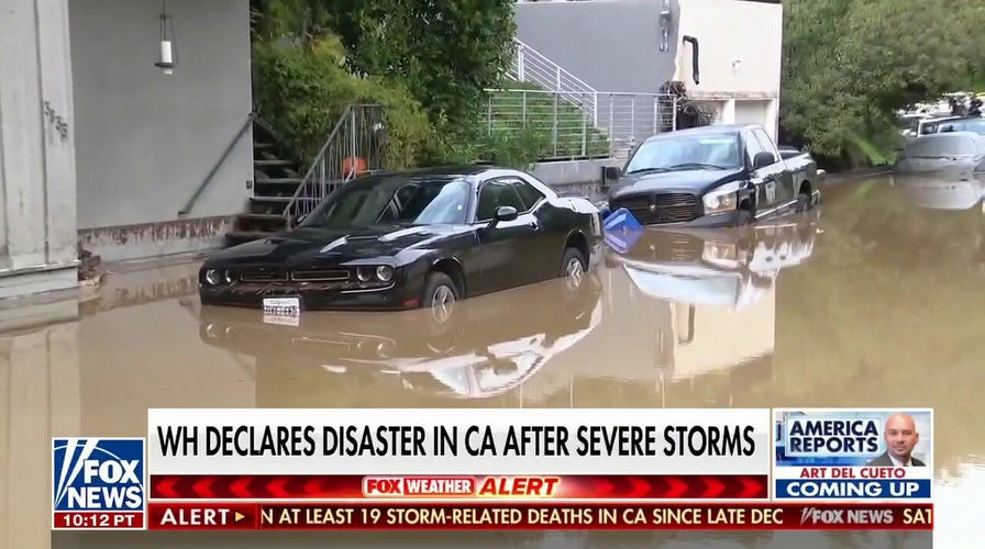 White House declares disaster in California following multiple severe storms
