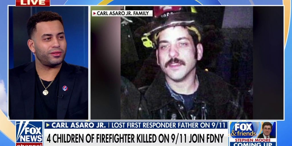 Son of firefighter who died on 9/11 'My dad was like Superman' Fox