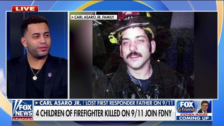 Son of firefighter who died on 9/11: 'My dad was like Superman'