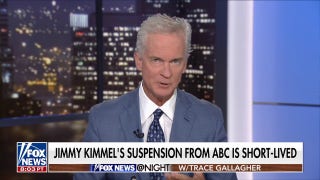 Trace Gallagher:  Jimmy Kimmel didn't suffer a suspension, but an infraction