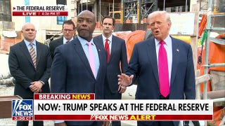 Trump urges federal interest rates to come down during Federal Reserve visit