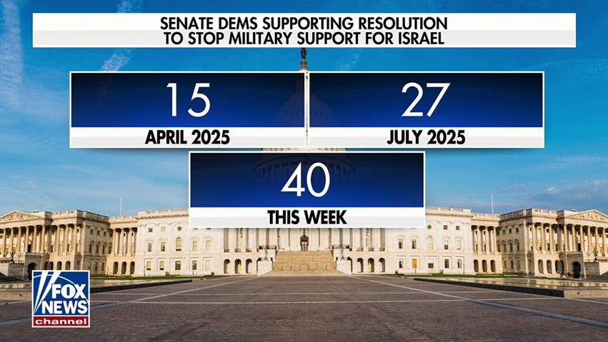 Democrats split on Israel funding as support for military aid slips