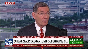 Democrats voice outrage after Sen. Schumer backs GOP spending bill
