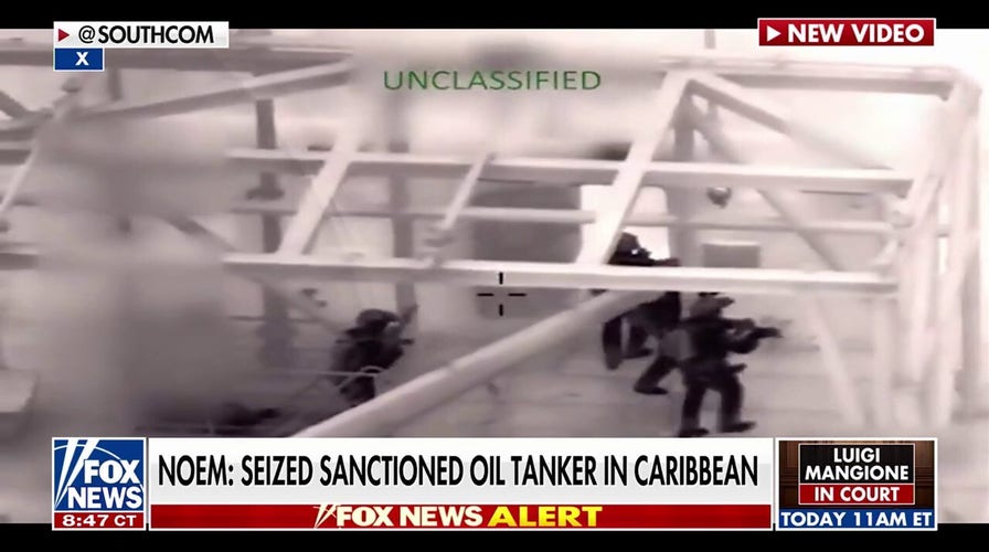 Coast Guard seizes 'ghost fleet' tanker arsenic  Trump signals displacement  successful  Venezuela conflict