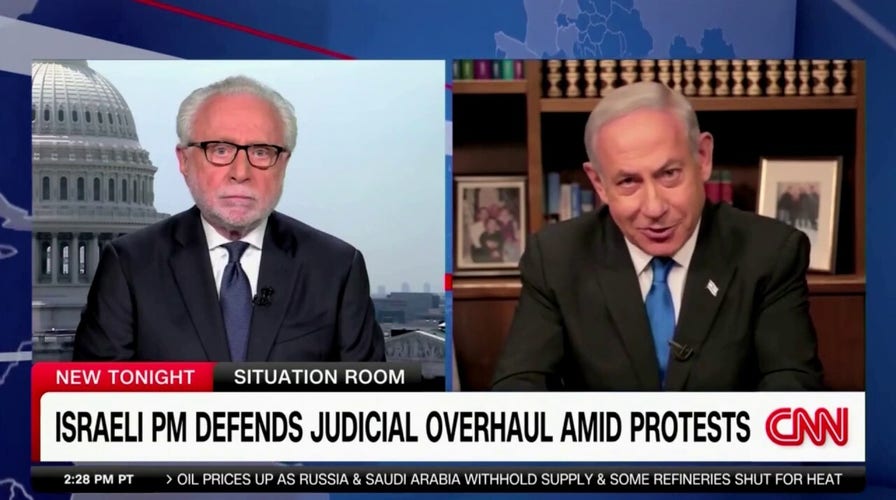 Wolf Blitzer interrupts Israeli Prime Minister Netanyahu multiple times in heated debate: 'Let me answer'