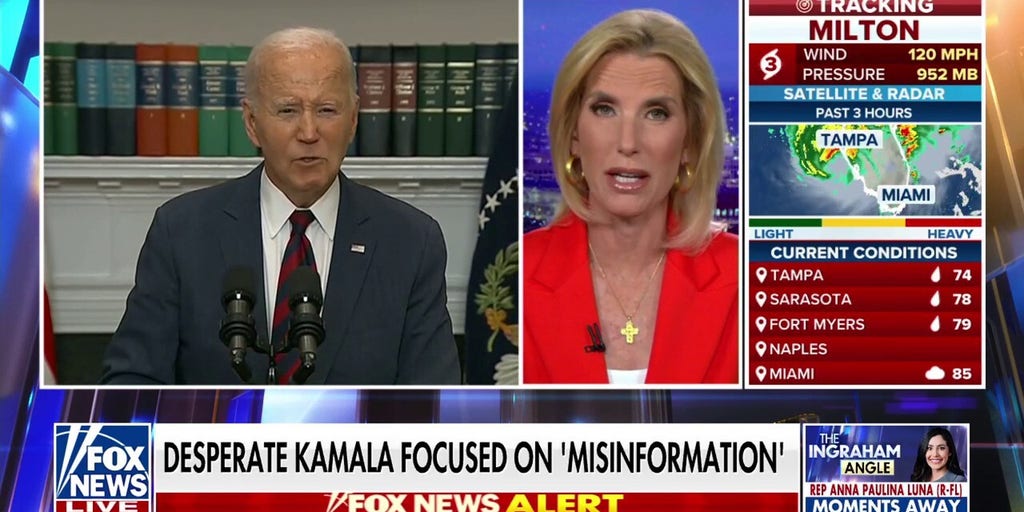 Laura Ingraham exposes the White House's hurricane 'misinformation' scam