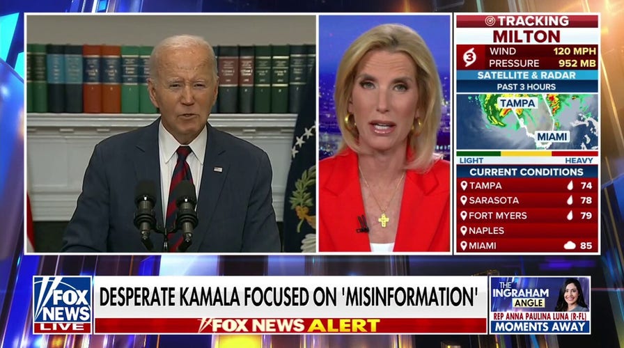 Laura Ingraham exposes the White House's hurricane 'misinformation' scam