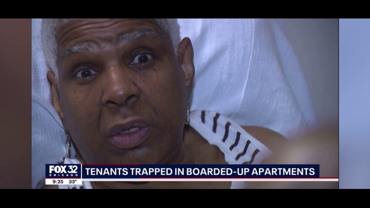 Harvey, Illinois residents get trapped inside apartments after they were boarded up