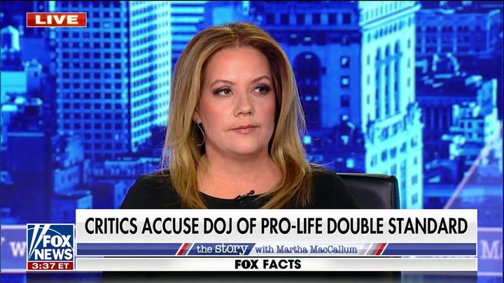 DOJ is 'going hard' against non-violent pro-life protestors: Mollie Hemingway