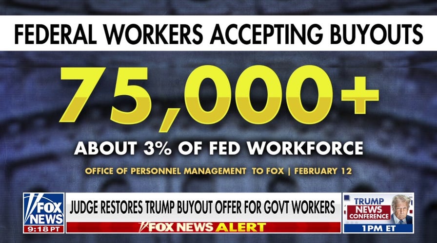 Kayleigh McEnany says judge restoring buyout offer for federal workers is a 'huge win' for President Trump