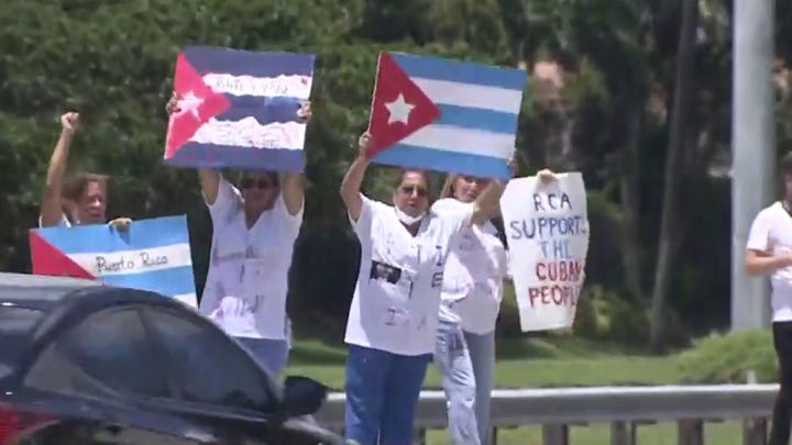 South Florida shows support for Cuba's fight for freedom