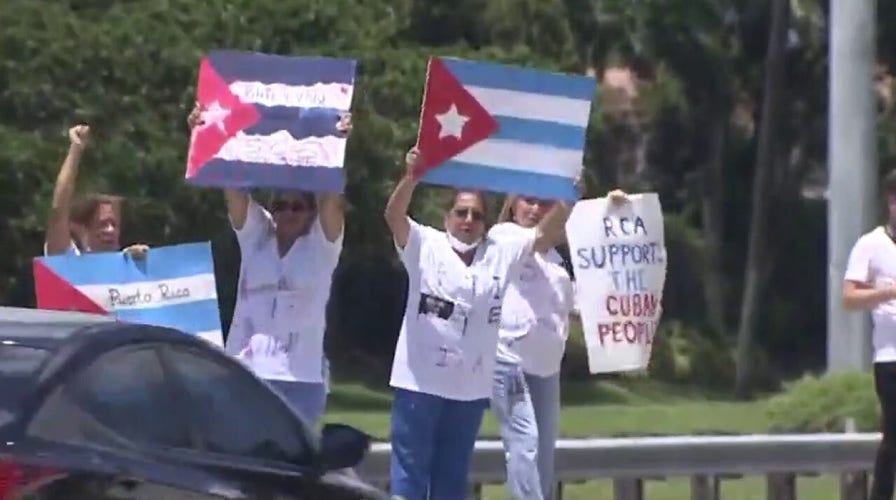 South Florida shows support for Cuba's fight for freedom