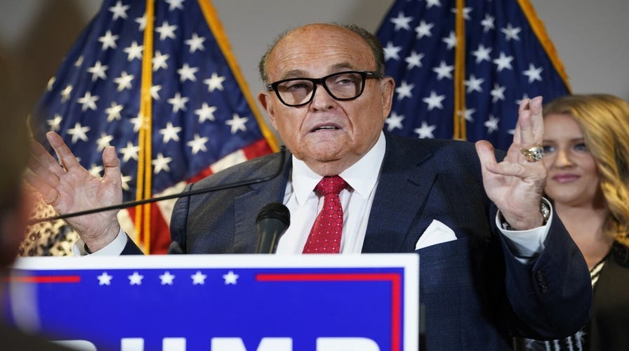 Rudy Giuliani testifies in Michigan over alleged election fraud