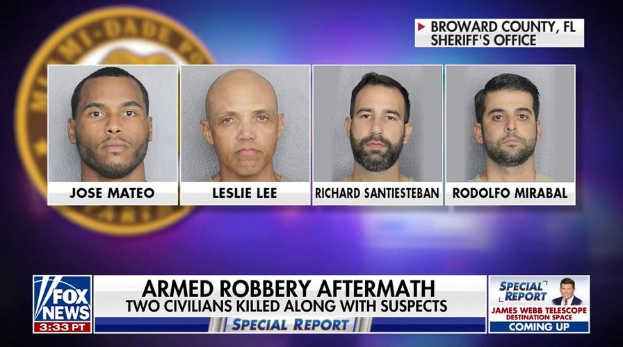 Armed robbery aftermath leaves four Miami-Dade police with charges