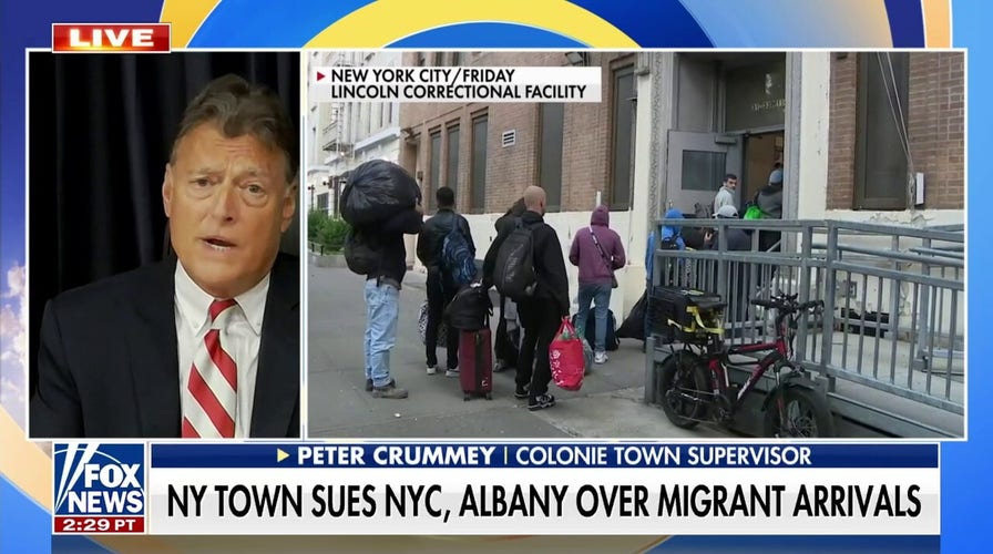 NY town sues NYC, Albany over migrant arrivals