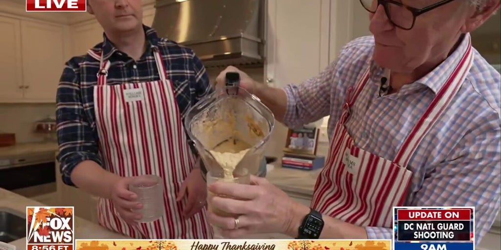 Doocy family makes their Thanksgiving Day breakfast