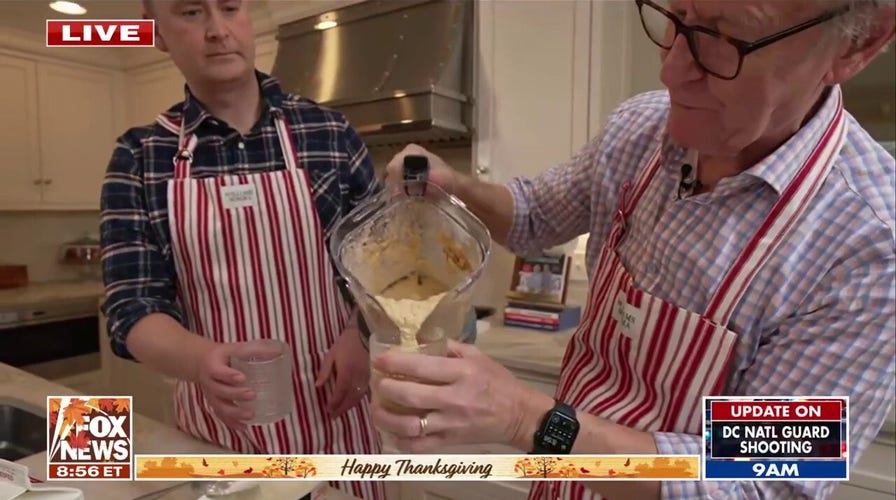 Doocy household  makes their Thanksgiving Day breakfast