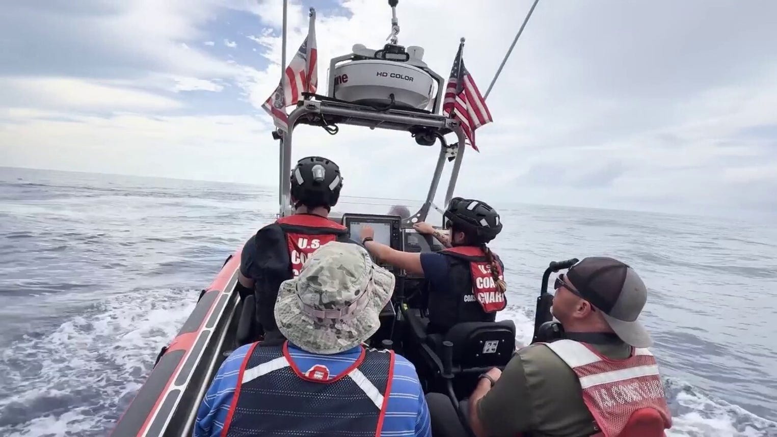 Coast Guard Investigative Service navigates Sea of Abaco in Bahamas