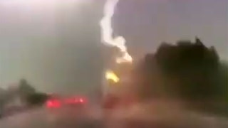 Lightning strikes truck on highway - Fox News