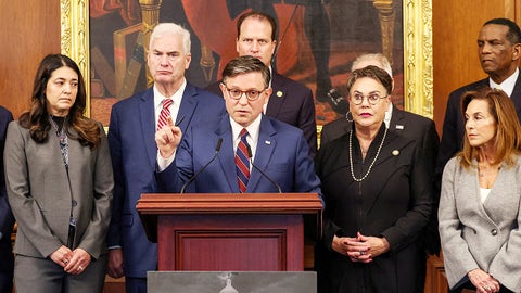 WATCH LIVE: Speaker Johnson, GOP leaders demand Dems end shutdown standoff - Fox News