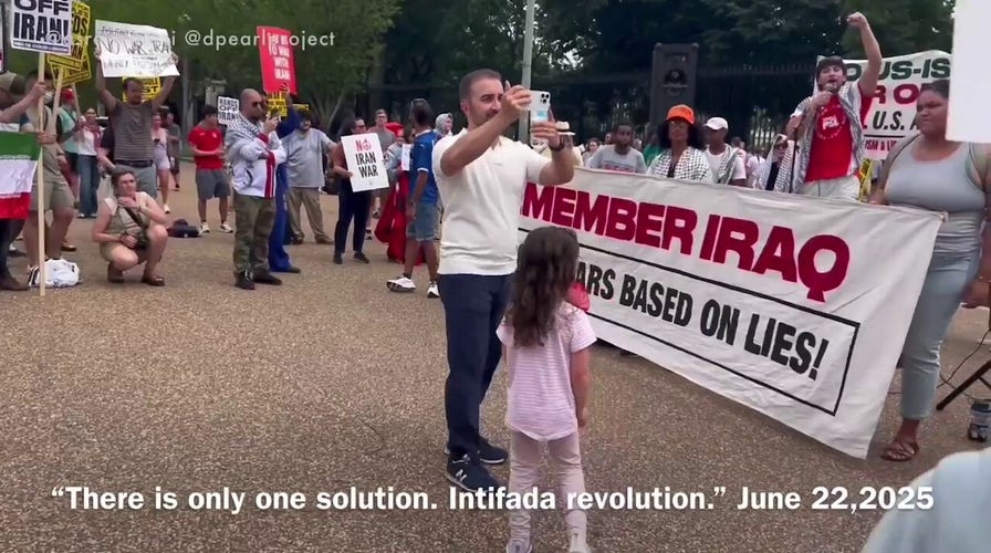 Protesters call for Islamist uprising after US bombs Iranian nuclear sites