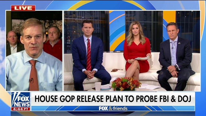 Jim Jordan, Republicans release FBI, DOJ report alleging politicization