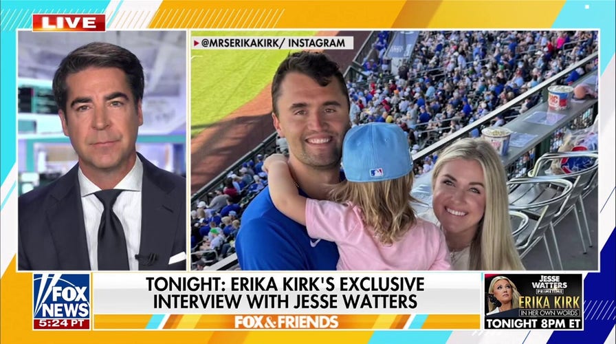Jesse Watters reveals emotional moments from Erika Kirk interview