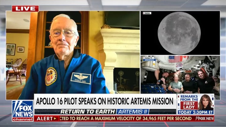 Apollo 16 pilot Charles Duke reflects on historic Artemis II mission