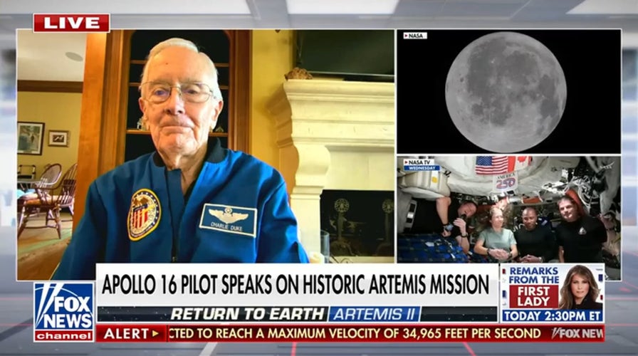 Apollo 16 pilot Charles Duke reflects on historic Artemis II mission