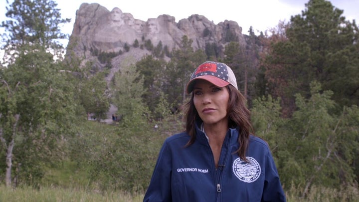 Gov. Noem calls no fireworks at Mt. Rushmore a political decision