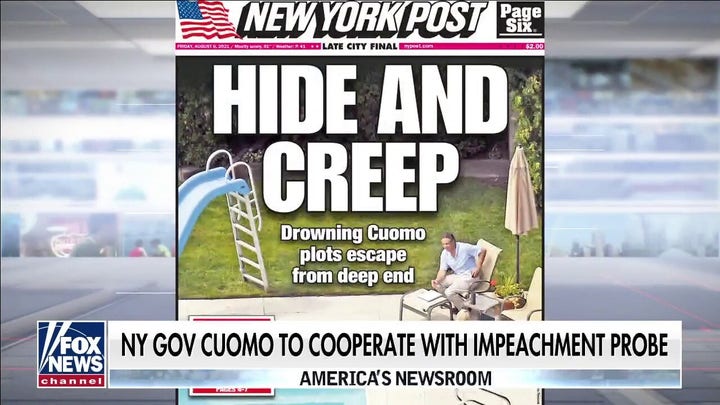 Cuomo caught lounging poolside with secretary amid sexual harassment report