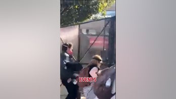 SHOCKING graffiti EXPOSED at No Kings protest