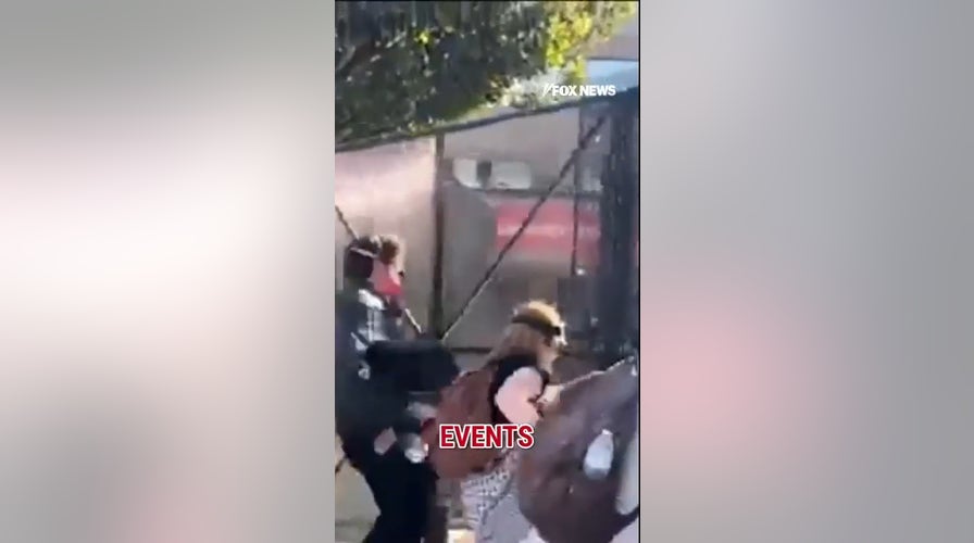 SHOCKING graffiti EXPOSED at No Kings protest