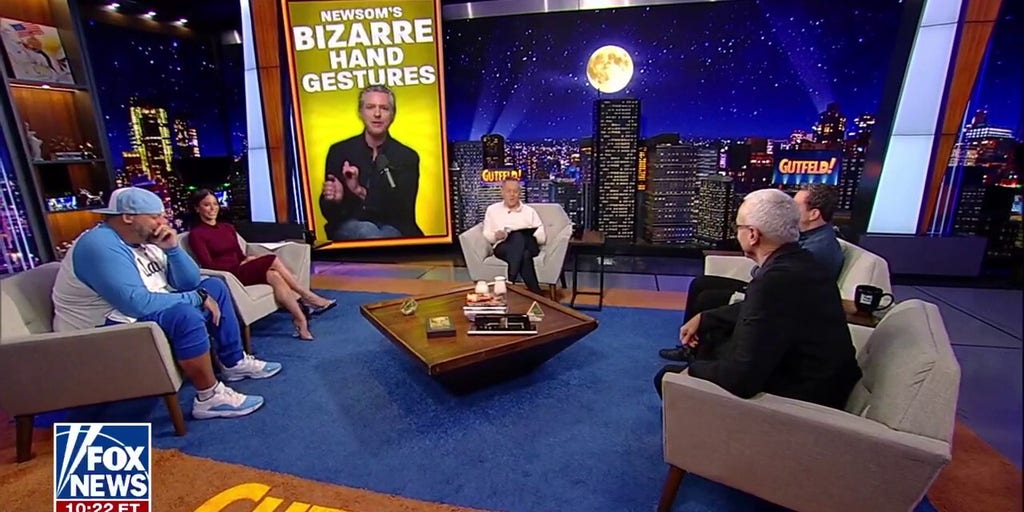 Gutfeld: Newsom keeps his hands in motion and his hair full of lotion