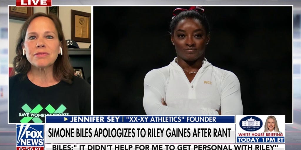 Simone Biles apologizes to Riley Gaines after 'personal attacks'