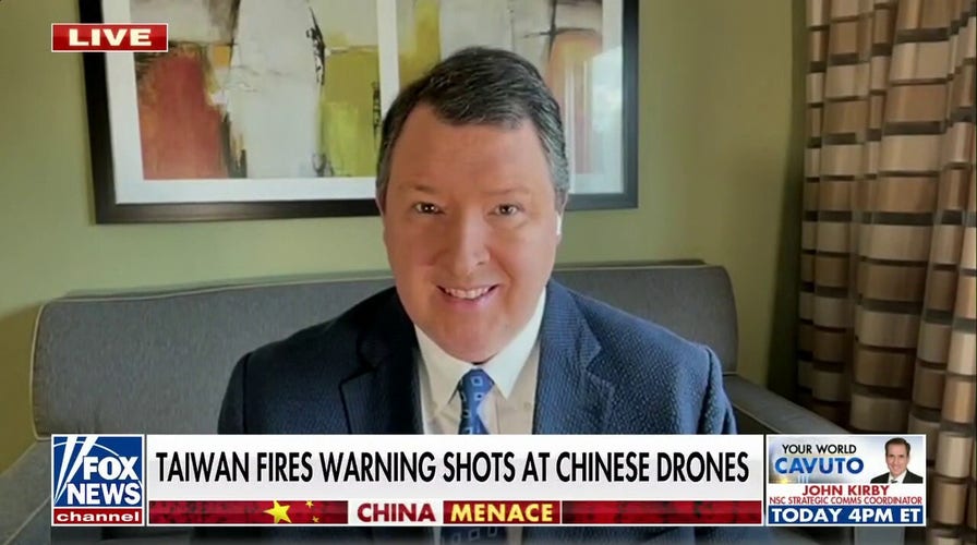 Taiwan fires warning shots at Chinese drones
