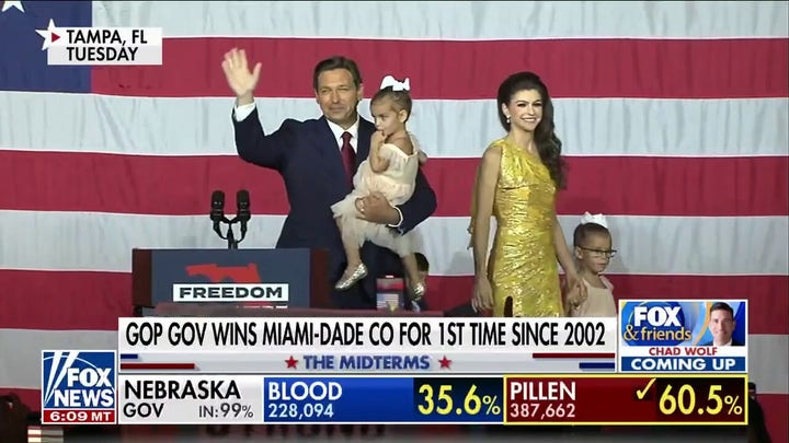 DeSantis wins sweeping re-election bid