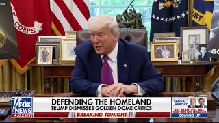 President Donald Trump details new missile defense system