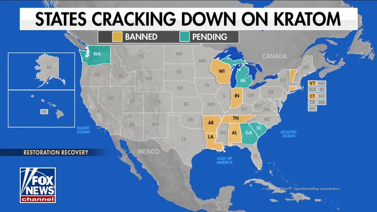 Kratom crackdowns sweep nation amid 'gas station heroin' warnings