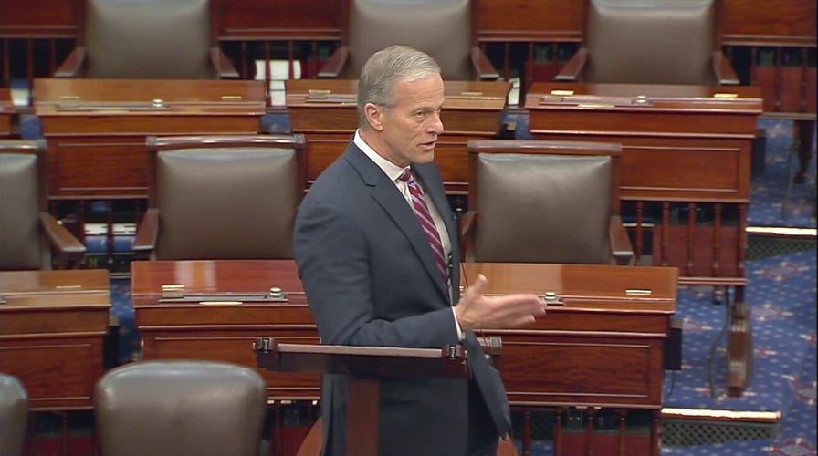 El senador Thune, frustrado porque los demócratas retrasan la votación de confirmación de John Ratcliffe