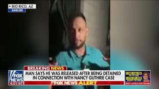 Man says he was released after being detained in connection with Nancy Guthrie case