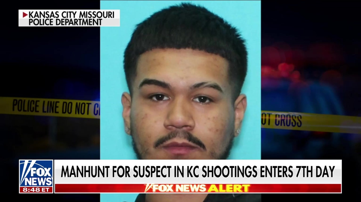Manhunt for Kansas City shooting suspect enters seventh day