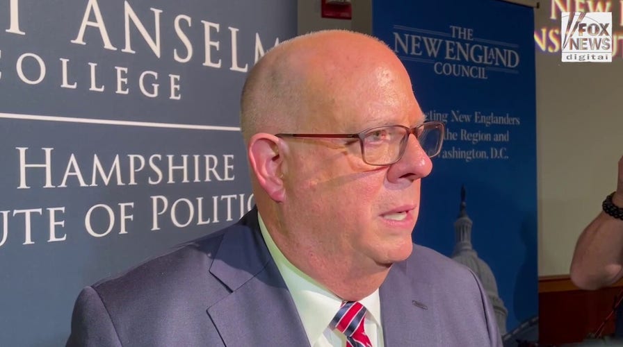 Republican Gov. Larry Hogan calls his potential 2024 Republican presidential nomination a 'long shot'