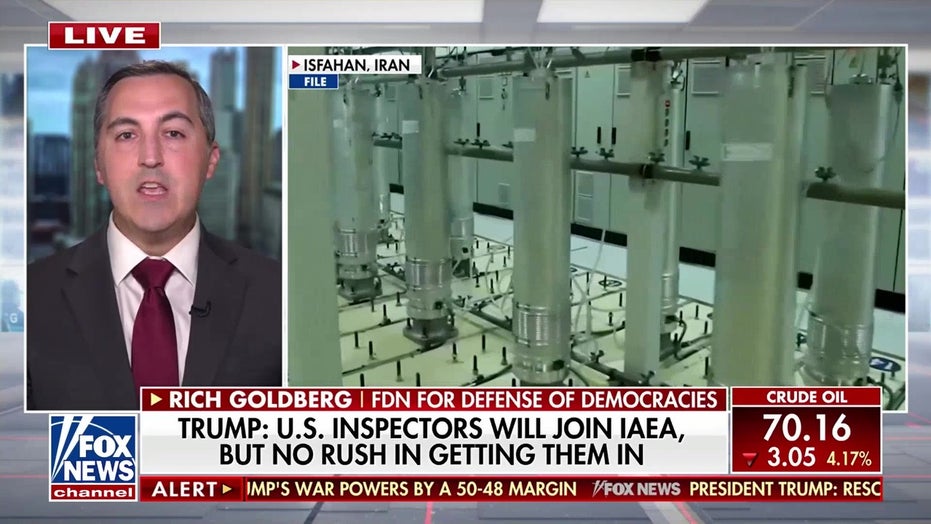 Rich Goldberg warns Iran exploiting US policy on nuclear inspections