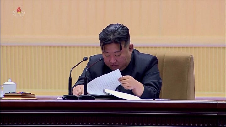 North Korean leader Kim Jong Un cries while pleading with women to have more kids
