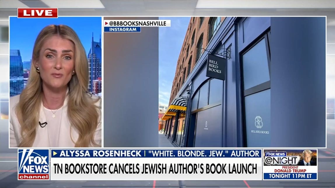 Tennessee store cancels Jewish author’s book launch