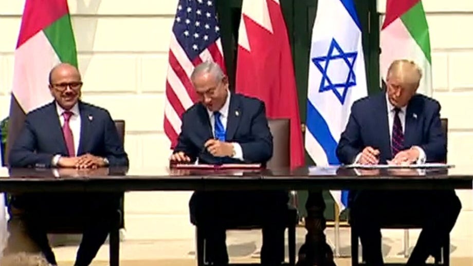 Rocket attack reported in Israel during historic White House peace deal signing