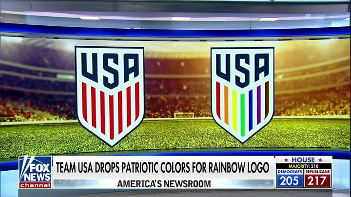US men's soccer team changes logo to promote gay pride at World Cup
